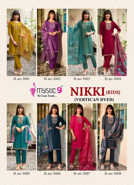 Mystic9 nikki (kids) vol 3 double layered kurti wholesale